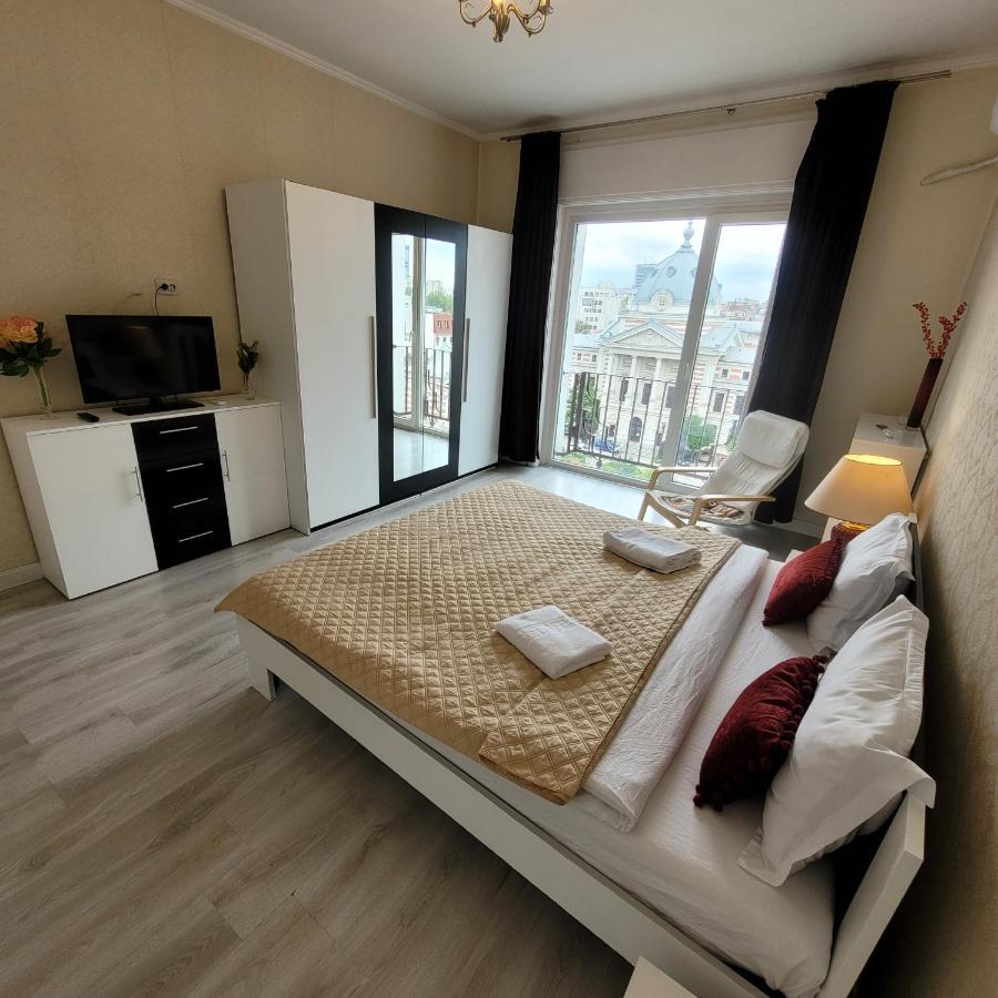 Anastasia Bratianu Apart 24B Beautiful View Self Check From 2 Pm Bukarest Eksteriør billede